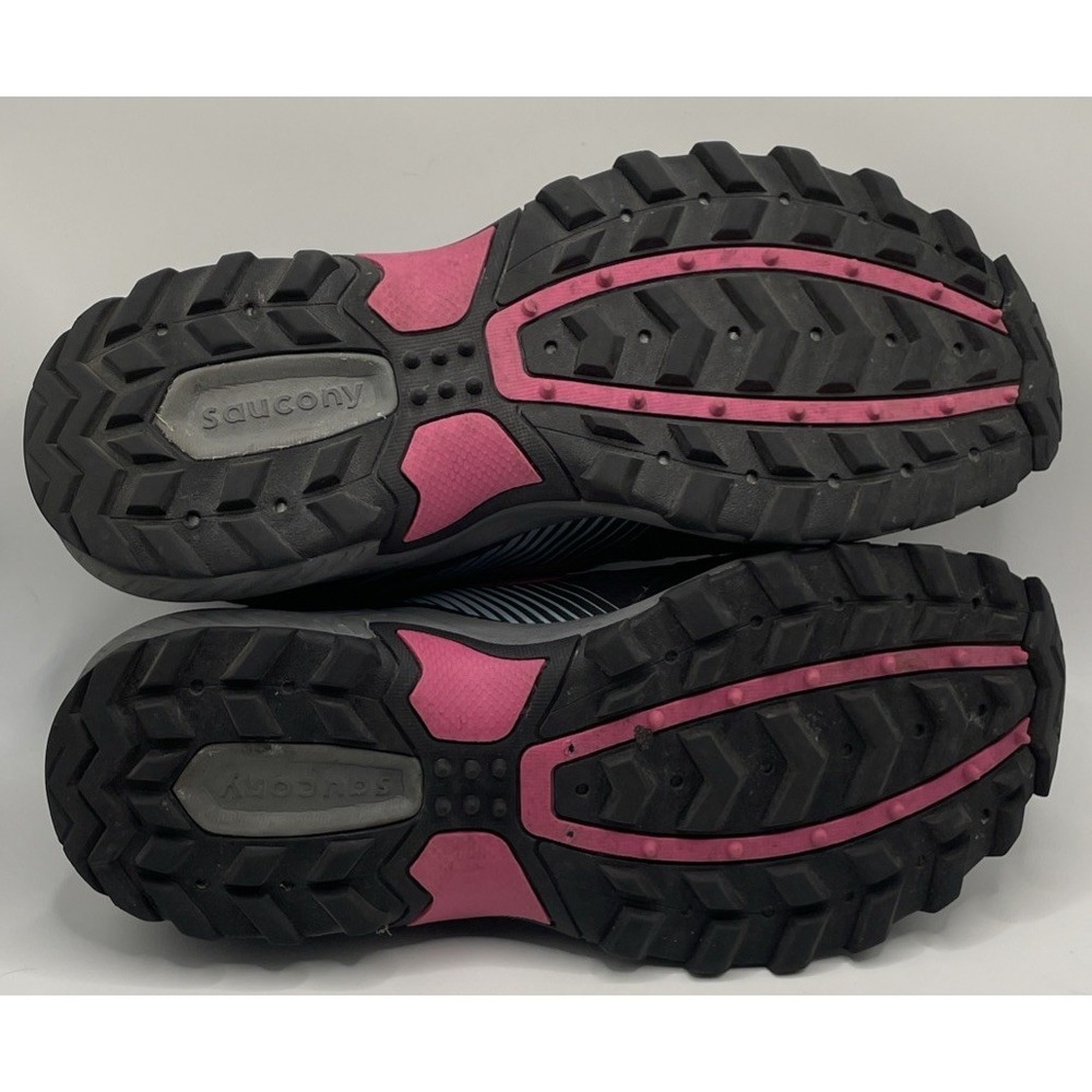 Saucony Womens 8.5W Excursion TR16 Trail S10745-10 Black/Fuchsia Running Shoes - Picture 9 of 9